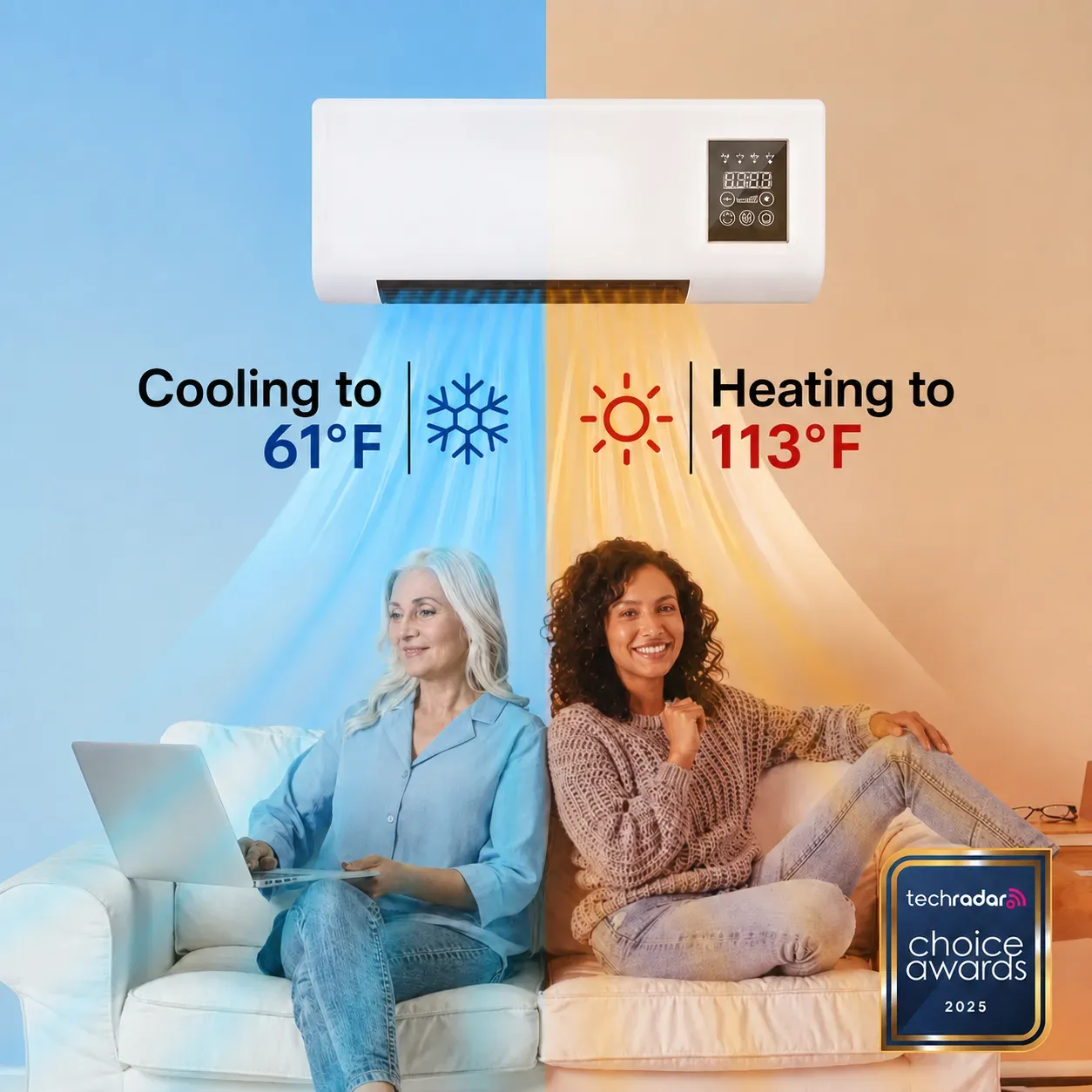 EpiCooler dual-mode portable air conditioner – cooling and heating without installation